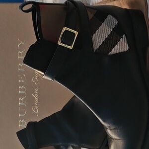 Burberry Leather Ankle Boots